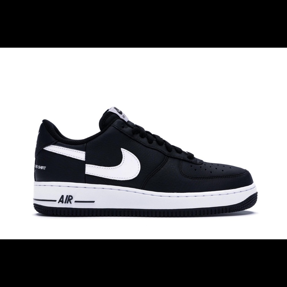 Supreme CDG NIKE AF1 split swoosh
